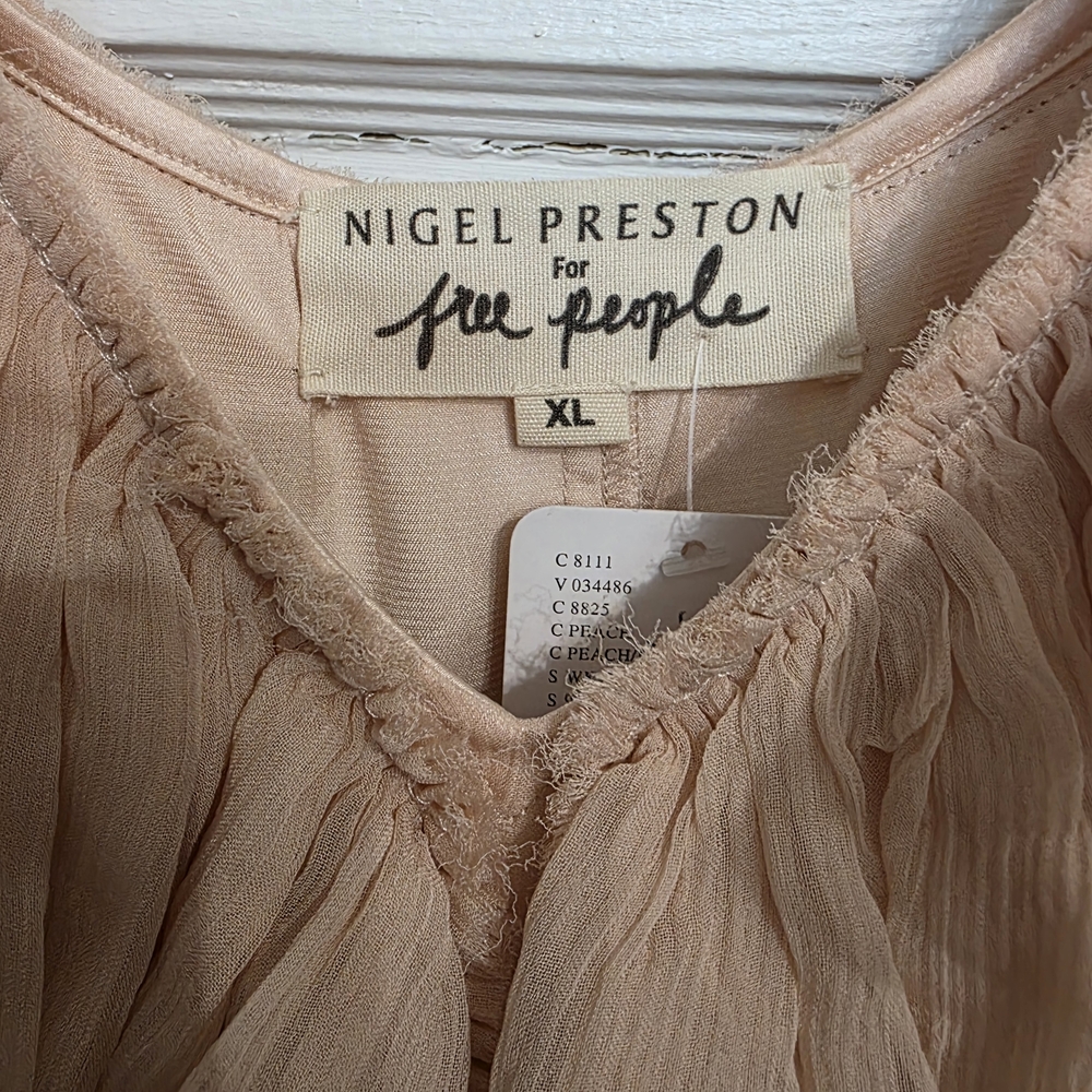 Free People Blush Ruffle Tank Top - Picture 5 of 9